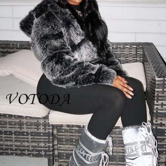 Cropped Fur Jacket - Picture 7 of 7